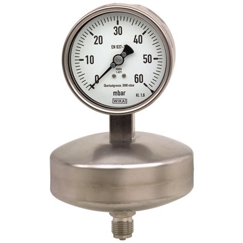 WIKA 632 51 Capsule Pressure Gauge Stainless Steel Series High