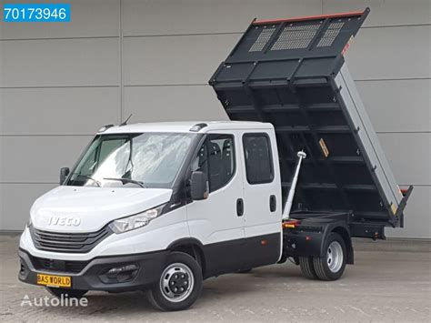 IVECO Daily 35C21 210PK Automaat Kipper Dubbellucht Navi 3500kg Trekge