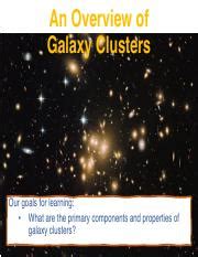 3. Overview of Galaxy Clusters.pdf - An Overview of Galaxy Clusters Our ...