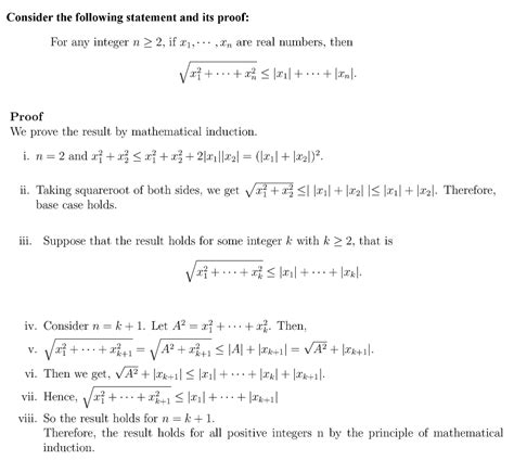 Solved Consider The Following Statement And Its Proof For Chegg