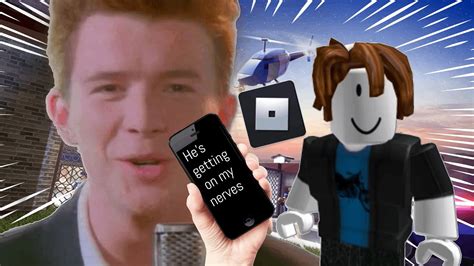 Rick Astley Meets Roblox Noob YouTube