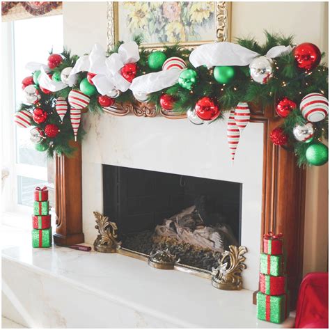 Christmas Wreath For Fireplace