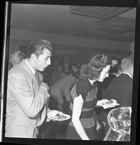 Robert Mitchum With Wife Dorothy Candid S Party Original Camera