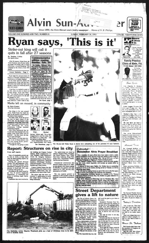 Alvin Sun-Advertiser (Alvin, Tex.), Vol. 102, No. 81, Ed. 1 Sunday