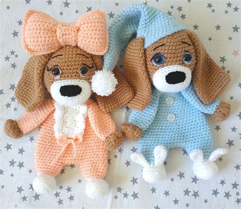 Tutoriel Patron Crochet Doudou Chien Plat Pdf Ladm Etsy