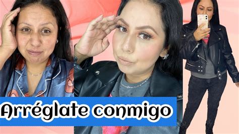 ARRÉGLATE CONMIGO MAQUILLAJE PEINADO Y OUTFIT Alyba YouTube