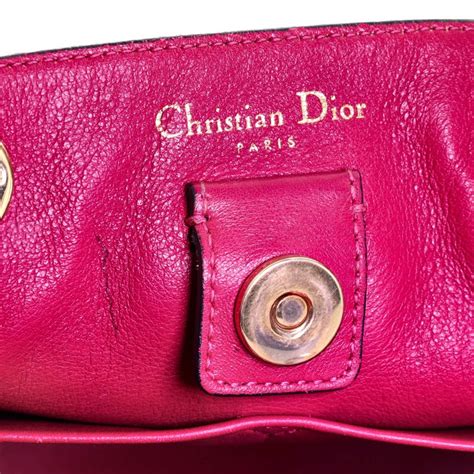 Christian Dior Diorissimo Tote Pebbled Leather Medium For Sale At 1stdibs