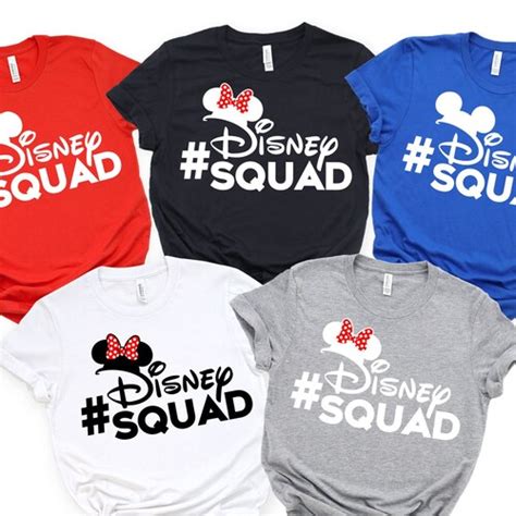 Disney Squad Shirt Disney Family Shirts Disney Group | Etsy