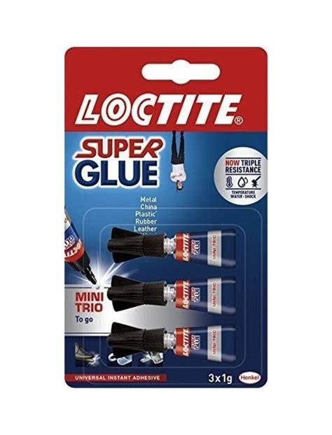 Loctite Mini Trio Super Glue 3 3X1 Gr