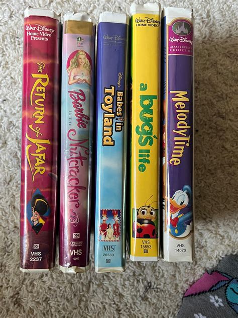 Vintage Lot of Disney VHS Tapes - Etsy