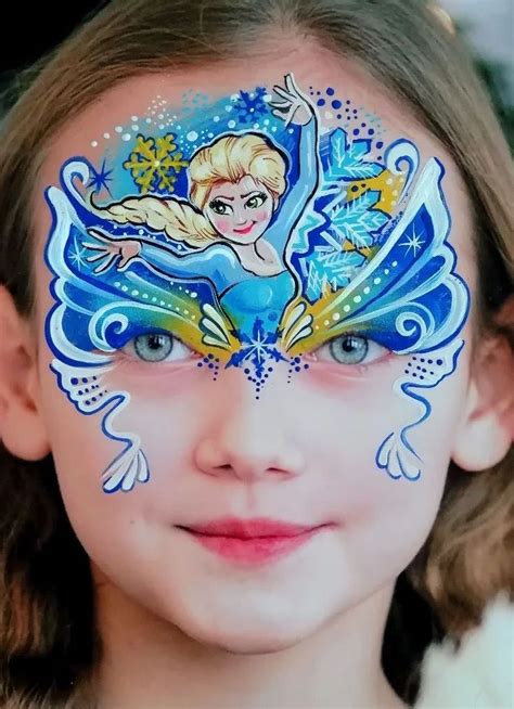 Girl Face Painting Face Paintings Cool Face Face Fun Acupuncture