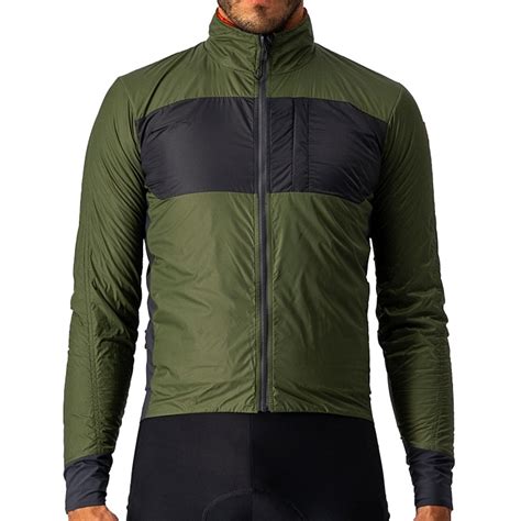 Castelli Chaqueta Hombre Unlimited Puffy Light Military Green Dark Grey