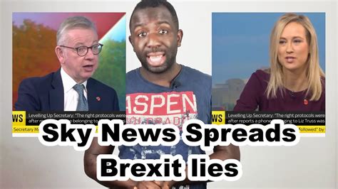 Michael Gove Lies About Brexit Ft Sophy Ridge Youtube