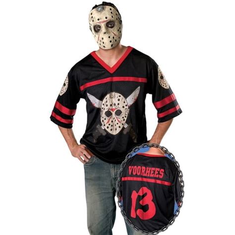 Halloween Adult Jason Mask With Jersey - Walmart.com