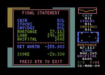 Screenshot Of C Est La Vie Atari 8 Bit 1983 MobyGames