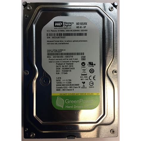 WD10EURX – Western Digital 1TB 5400 RPM SATA 3.5″ HDD – Disk Drive Finder