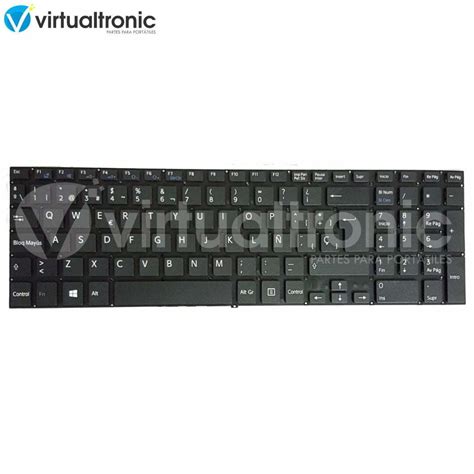 Teclado Sony Svf15 Negro Sin Marco Virtual Tronic