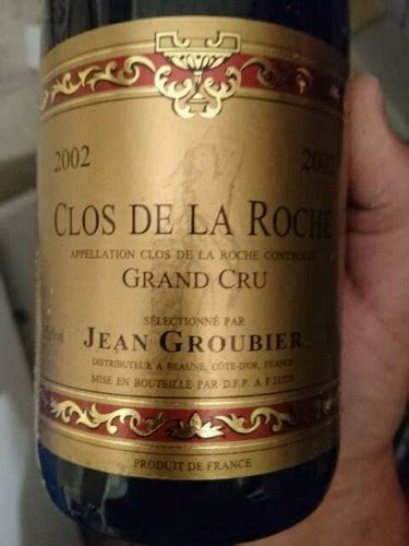 Groubier P Re Fils Clos De La Roche Grand Cru Vivino Us