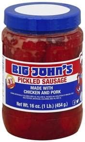 Big Mama Pickled Sausage - 2.4 oz, Nutrition Information | Innit