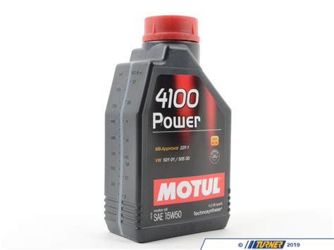 MOSY41 15W50 1L MOTUL 4100 Power 15W 50 Engine Oil 1 Liter Bottle