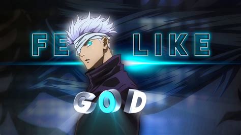 Jujutsu Kaisen Feel Like God Amv Edit Youtube