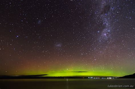 The Southern Lights, Tasmania - Luke O'Brien Photography