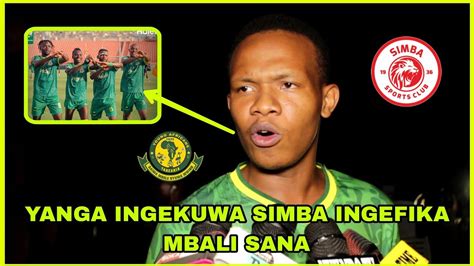 Yanga Tunapoteza Nafasi Za Wazi Ingekuwa Simba Na Kikosi Hiki Cha Yanga