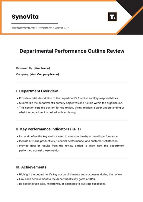 Sales Performance Review Template 7