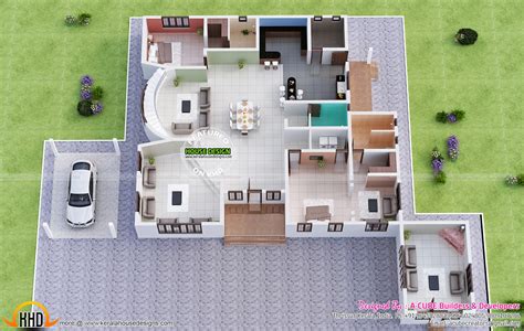 Modern House Plan Ground Floor