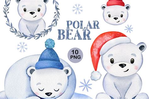 Polar Bear Images Clip Art Asoundsunlimited