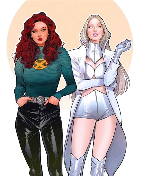 Jean And Emma By Lucas Werneck Marvel Girls Marvel Women Female