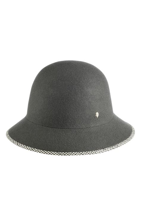 Helen Kaminski Wool Bucket Hat In Steel Marine Gray Lyst