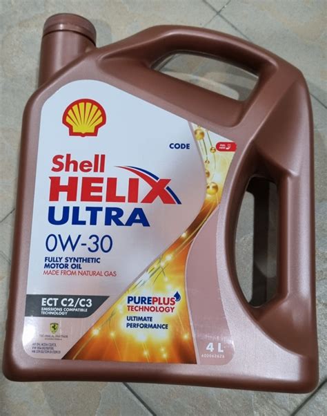 Shell Helix Ultra ECT C2 C3 0W30 Car Accessories Accessories On Carousell