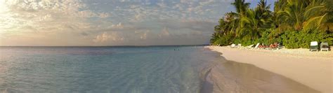 Panoramic of the beach and ocean in the Maldives image - Free stock photo - Public Domain photo ...