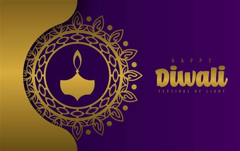 Premium Vector | Happy diwali day background illustration