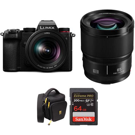 Panasonic Lumix S Mirrorless Camera With Mm And Mm