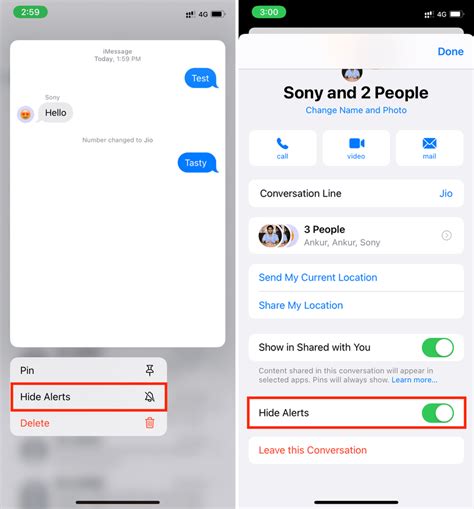 Comment Masquer Les Alertes Textuelles De Groupe Sur IPhone IPad Et