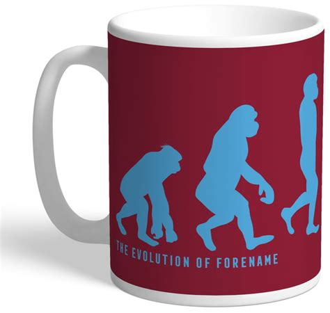 Personalised West Ham United Evolution Mug From Go Find A Gift