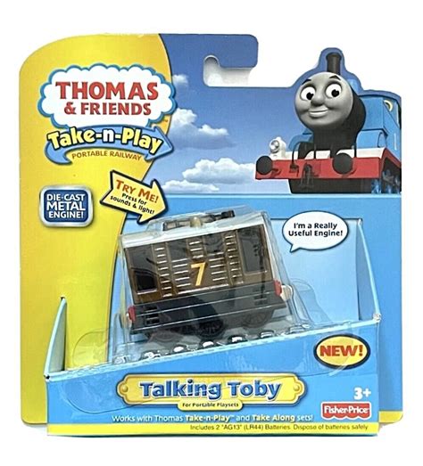 Thomas And Friends Take N Play Talking Toby Rare 2010 New In Package Ebay