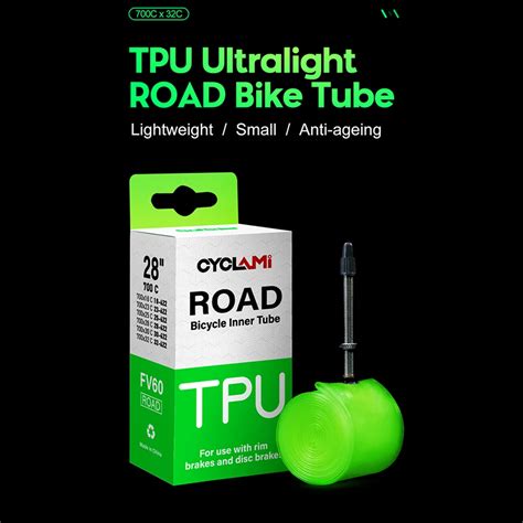 Ultralight Bike Inner Tube Mini Portable Road Bike Inner Tube 700C 60