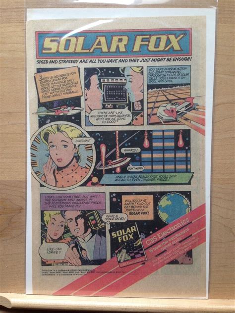 Solar Fox Atari Prix Photo Pr Sentation