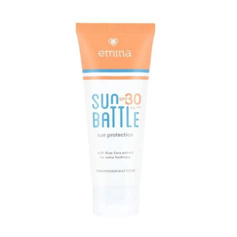 Jual Emina Sun Battle Spf Pa Ml Sunscreen Shopee Indonesia