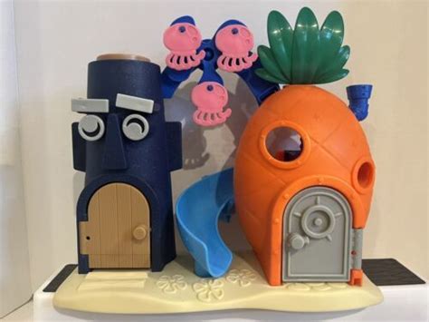 Spongebob Squidward Imaginext Playset House Bikini Bottom Pineapple
