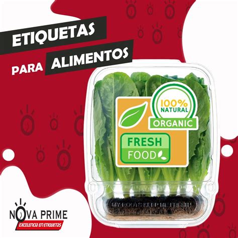 Etiquetas Para Alimentos Frescos Nova Prime