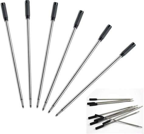 Pcs Black Pen Refills Pen Refills For Cross Ballpoint Pens