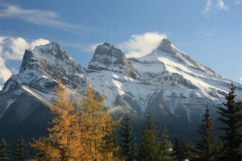 The Three Sisters Canmore Alberta Canada Flickr Photo Sharing