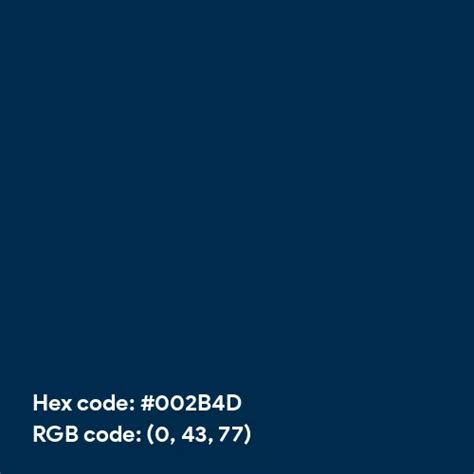 Dark Ocean Blue color hex code is #002B4D