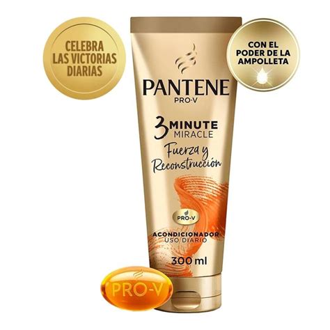 Acondicionador Pantene Pro V Minute Miracle Fuerza Y Reconstrucci N