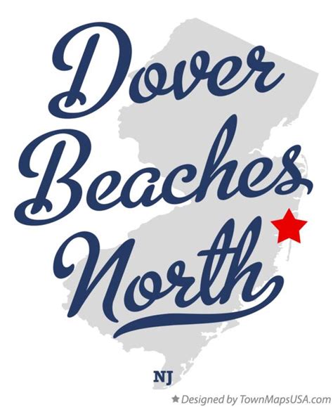 Map of Dover Beaches North, NJ, New Jersey