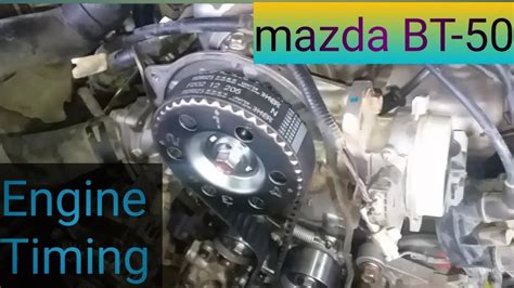 Timing Mark S Mazda Bt 50 Replace Timing Belt Timing Tensioner